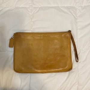 Vintage Coach Clutch Handbag